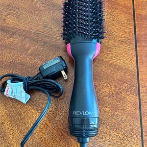 Revlon Black and Pink Hair Dryer Brush